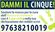 Dona il 5X1000 al Comitato RUDI Onlus per la ricerca sull'atassia di Friedreich.